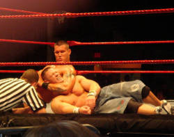 rwfan11:  Randy Orton and John Cena