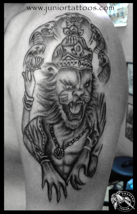 Lord Narasimha Tattoo | By Black leaf tattoo studioFacebook