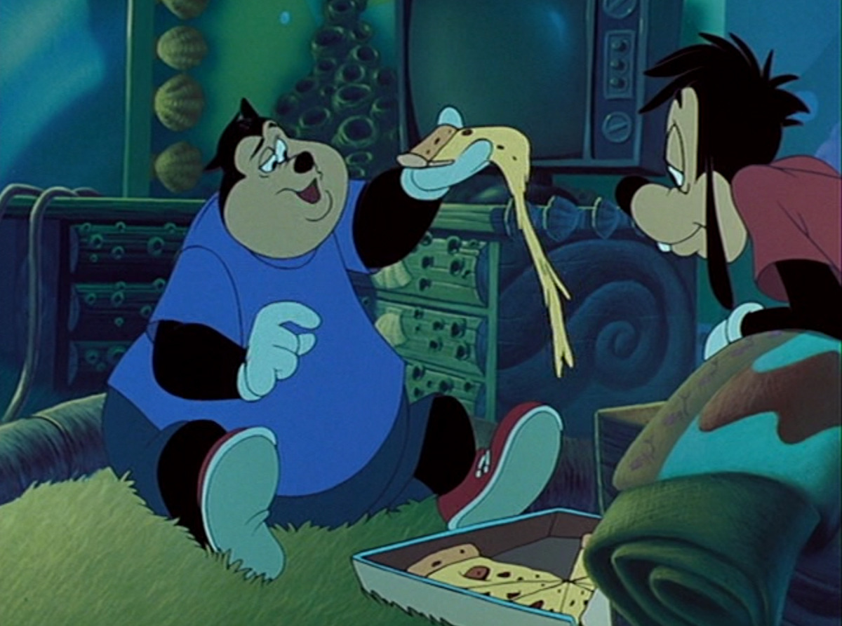 yamcha: yamcha:  this is random but the pizza in a goofy movie had no business looking