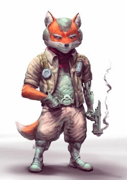 xombiedirge:  Fox McCloud & Falco by Oscar