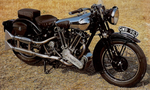 chrisgaffey: TE Lawrence owned eight motorcycles manufactured by George Brough.  Hand built in 