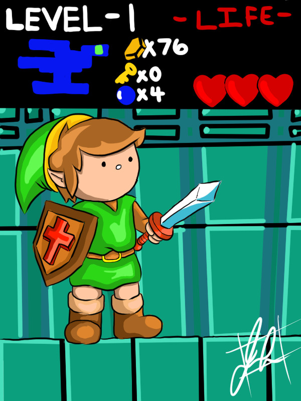 josephgrz:  series of different Legend of Zelda scenes from the classic NES title