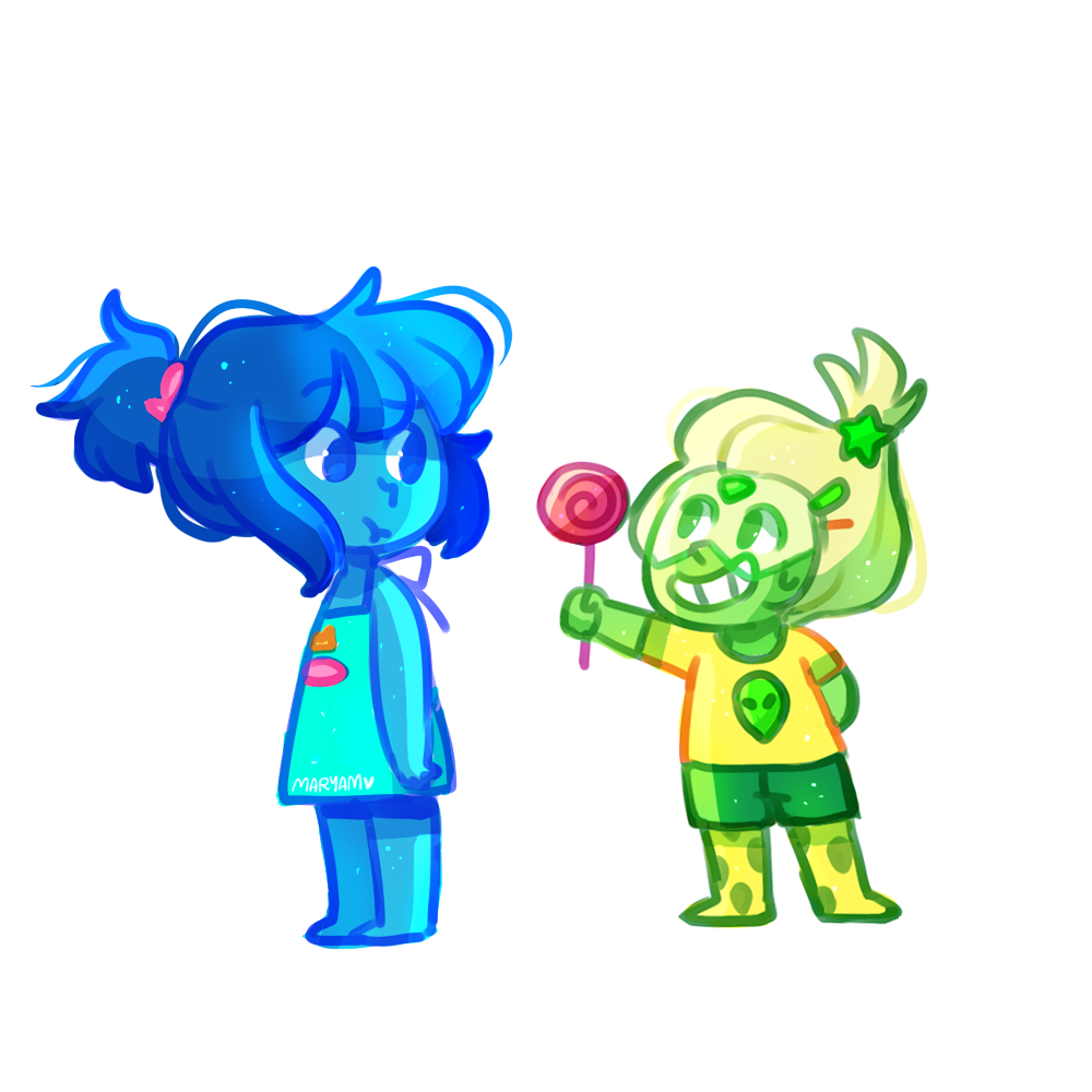 maryomahmed:   they are trying :3  edit: have some smol peridots 