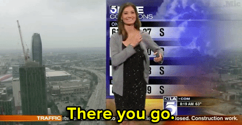 this-is-life-actually:  micdotcom:  Meteorologist forced to cover up on air Meteorologist Liberté Chan was in the middle of her forecast when she was given a cardigan to cover up. Viewers were apparently writing in, appalled by her outfit. In a second