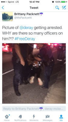 soulfullynostalgic:  Deray McKesson and 34 other protesters have been arrested  Update: they’ve been taken to East Baton Rouge Parrish/County Jail  Phone: 225-355-3311 address: 2867 General Isaac Smith Blvd 