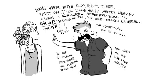 kitsulecray:  memj0123:  plebcomics:  im appropriating internet culture by posting online  Ohhh fuck yes this is one of my MAJOR fucking issues with “tumblr feminism” (please do not think I am talking about feminism in general. I consider what I see