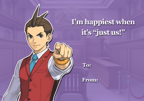 eggtempest:happy valentines day from the whole ace attorney gang <3