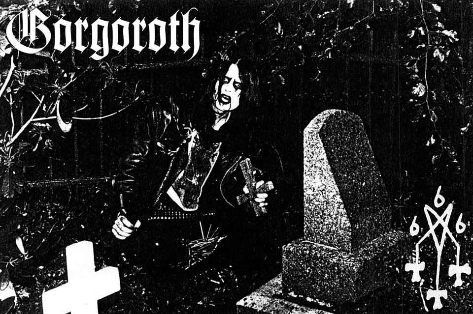 helvete-stoner:    Hat from GORGOROTH back in their demo times.