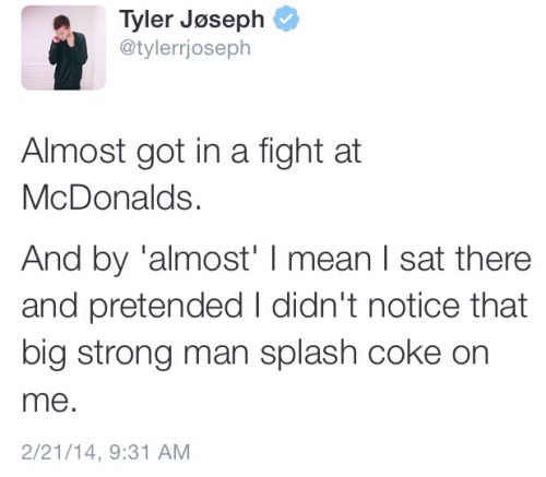 introspetcivebeat:tyler’s tweets are the best 