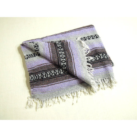 littlealienproducts:  Vintage Mexican Blanket // $15