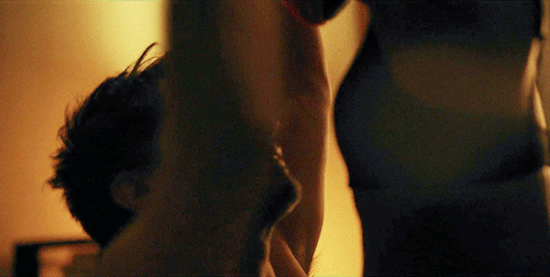 gael-garcia:Danielle Deadwyler and Gael García Bernal as Miranda and Arthur in Station