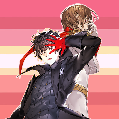 yourfaveloves: AKIRA KURUSU AND GORO AKECHI FROM PERSONA 5 ARE IN LOVErequested by anonymous