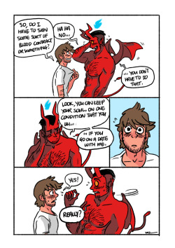 everydaycomics:  ‘A date with the devil' 