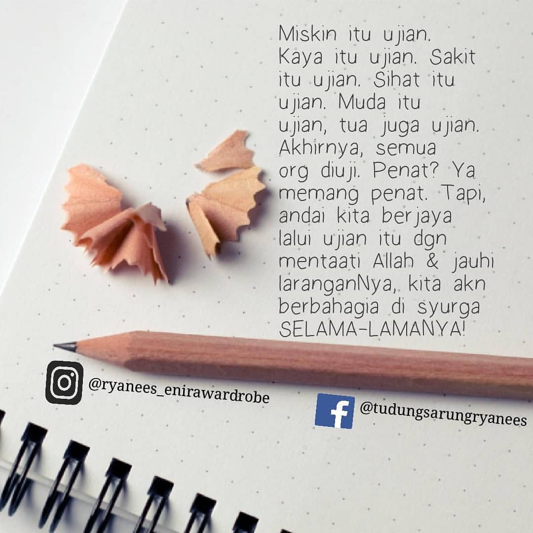 Untitled Miskin Itu Ujian Kaya Itu Ujian Sakit Itu Ujian