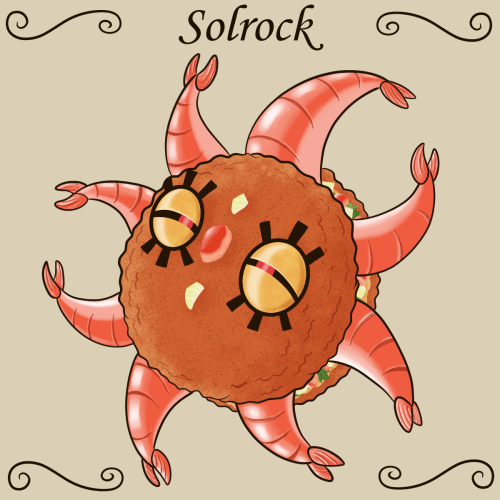  Delicious Dex: #338 Acarajé SolrockIdea by TawanIf you had any idea for future pokemons and what fo