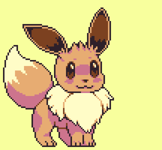 Bunny Cosmos on Tumblr: Eevee for my little brother! Support me on KoFi!