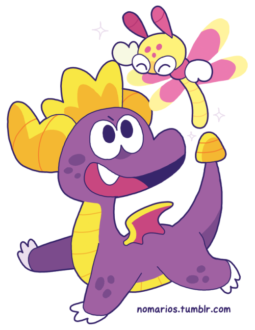 Spyro and Sparx, Spyro the Dragon, 1998This smarmy kid and his dragonfly pal are the only ones able 