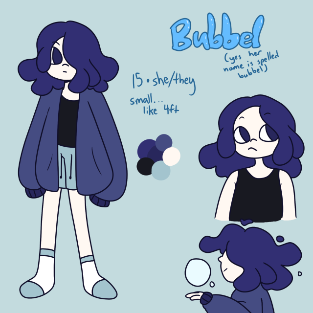 new ref for my sona/oc bubbel!! as her name suggests she… makes bubbles! which cannot be popped without an extra sharp needle...