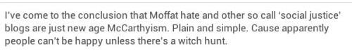 loremipsumfandom:brb, forming a complex legal infrastructure to put Moffat fans in jail for their op