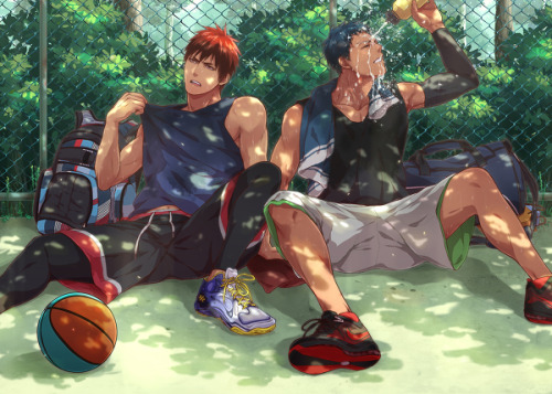 animee-boys:  あつい by Zawar on pixiv