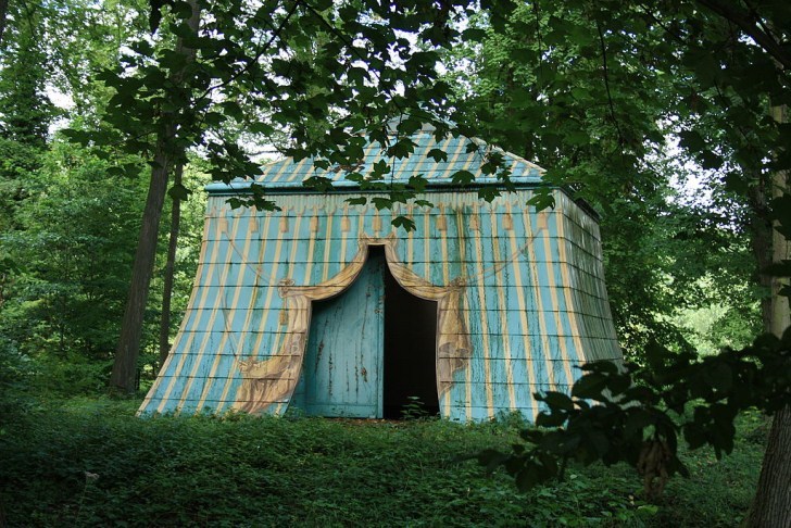 abandoned-playgrounds:  The Tartar Tent, the Gothic Church, Temple to the God Pan,