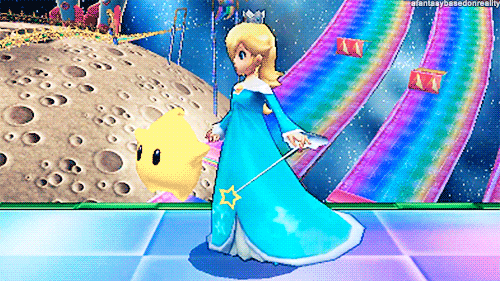 angelchavez-nintendo:  Rosalina &amp; Luma’s Taunt in Super Smash Bros. 3DS