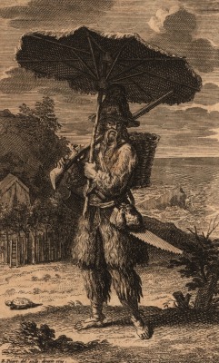 magictransistor:  Bernard Picart, Robinson Crusoe (Daniel Defoe), 1720.   The Life and Strange Surprizing Adventures of Robinson Crusoe, Of York, Mariner: Who lived Eight and Twenty Years, all alone in an un-inhabited Island on the Coast of America, near