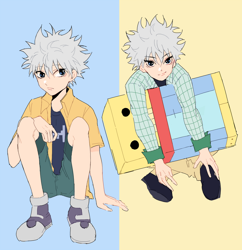 h-imi:  i enjoy killuas change of outfits