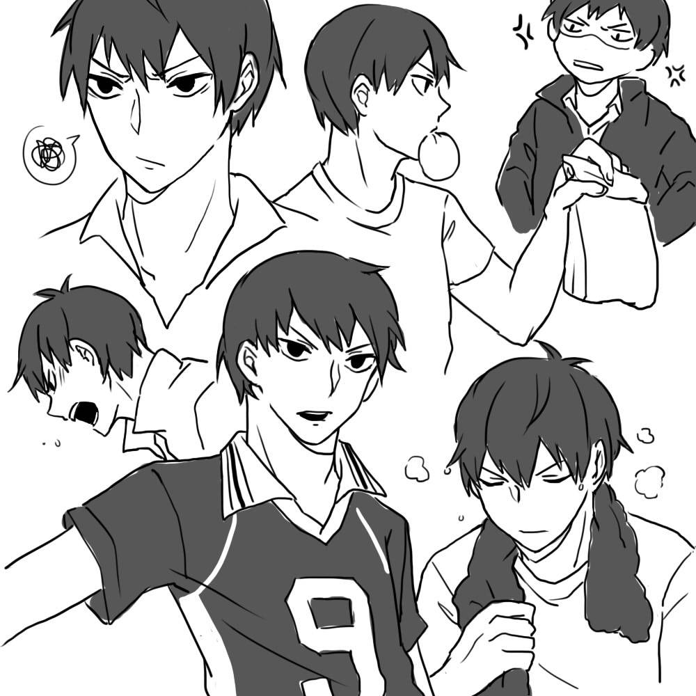 aokamei:  Can you tell how much I love kagehina..? /////