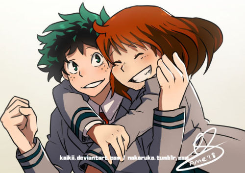 Featured image of post Deku And Uraraka Fanart Cute
