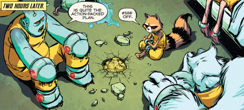 why-i-love-comics:Rocket Raccoon #2 - “A Chasing Tale II”written by Skottie Youngart by Skottie Youn