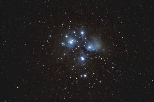 The Pleiades M45 - Nov 16, 2019Image credit:Joseph Brimacombe