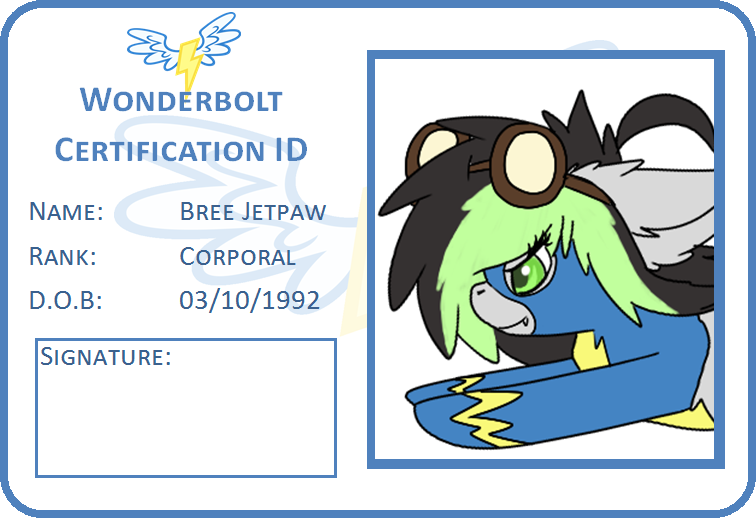Wonderbolt Certification ID