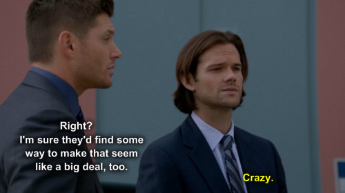 nothingidputbeforeyou: Another scene from Fan Fiction with captions for the Wincest-impair