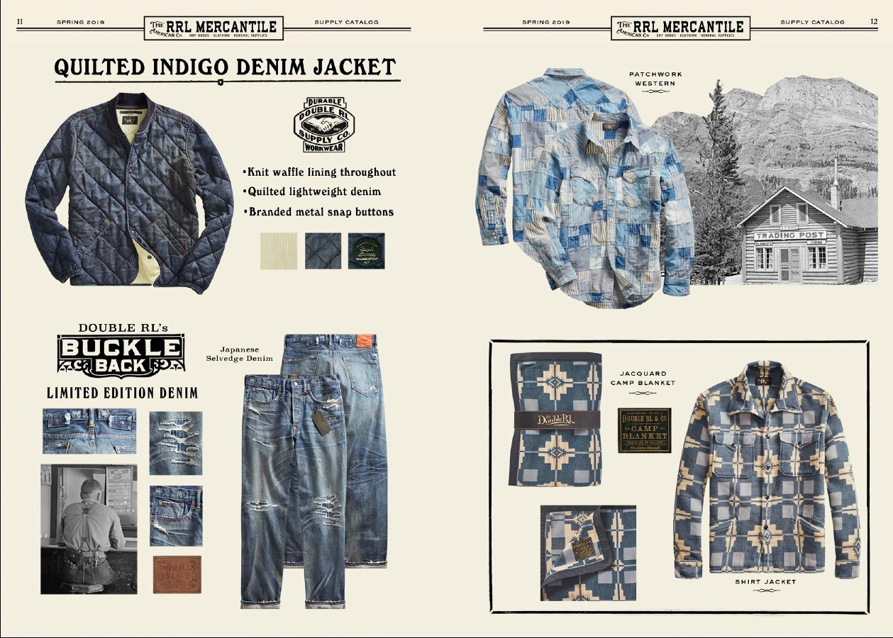 RRL Exchange — RRL Spring catalog 2019 