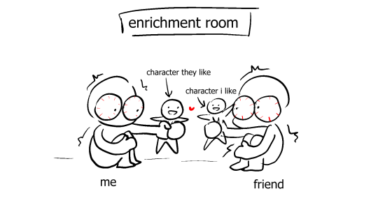 mielattes:bonding with friends over your favourite fictional little guys