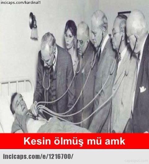 Kesin ölmüş mü amk...