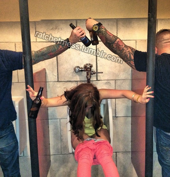 ratchetmess:  Every man seeing this pic knows under NO CIRCUMSTANCES would you let