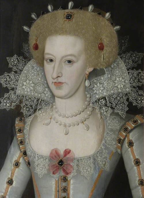 Anne of Denmark (1574–1691), Wife of James I by British (English) School, c.1620