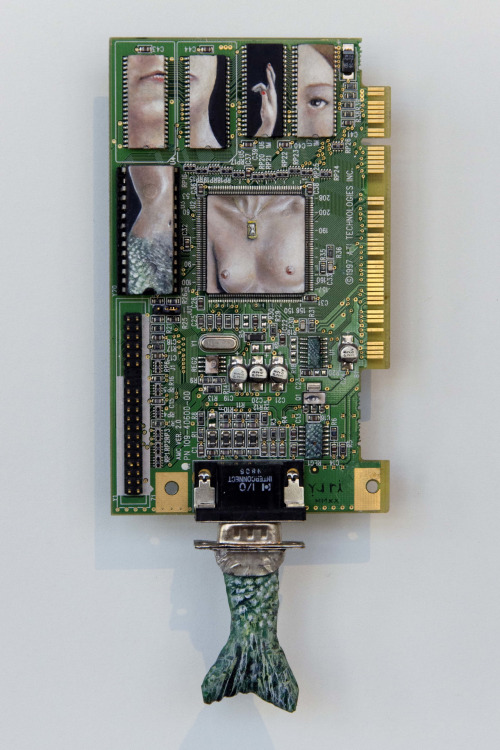 ortut:Yuri Z - Mermod, 2020(Oil Painting on Microchip)