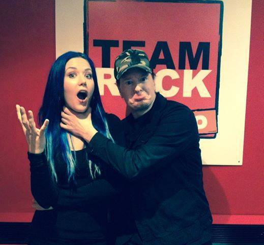 fuckyeah-alissawhite-gluz:  Alissa White-Gluz and Michael Amott ♥ 