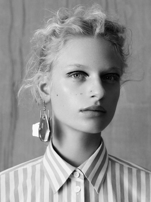 Frederikke Sofie for Vogue China‘Artful Shapes’, January 2016Photographer: Ben TomsModels.com