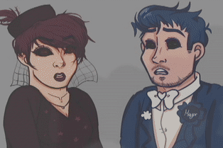 sugah-stixx:  Happy Birthday to my Precious (burnt)Cinnamon Roll, Darkiplier. I