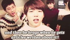 teuwoo:  and the gyu bullying returns in…. diss is infinite!!