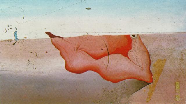 magrittee:  Salvador Dali’s gradual decomposition of The Female Bather (pieces