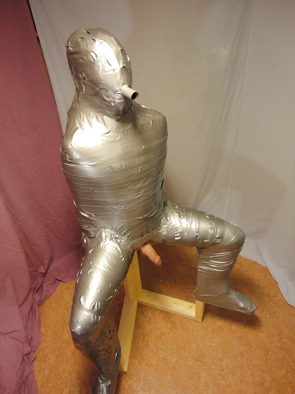 Duct tape bondage