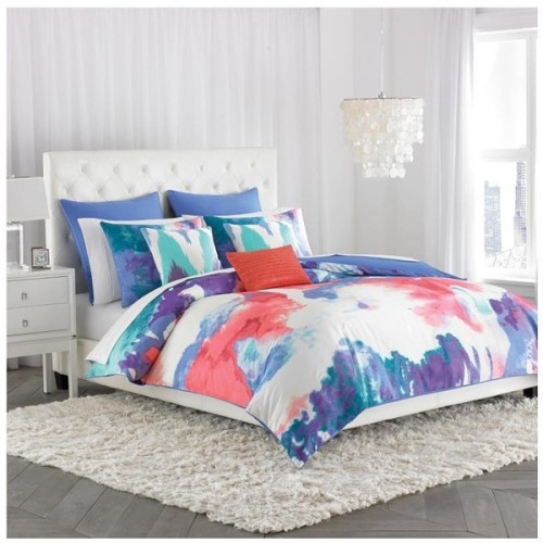 Black queen size comforter set