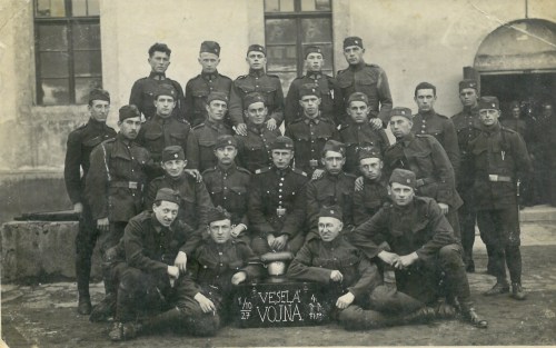 vonholeczek:Young czechoslovak soldier during compulsory military service in 1927. On photograph you