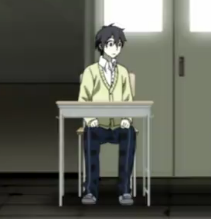 takane-enomoto:   hes not even sitting on the chair he’s floating 