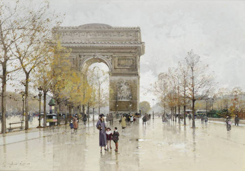  Eugène Galien-Laloue (1854–1941) was a French artist of French-Italian parents and was born in Pari